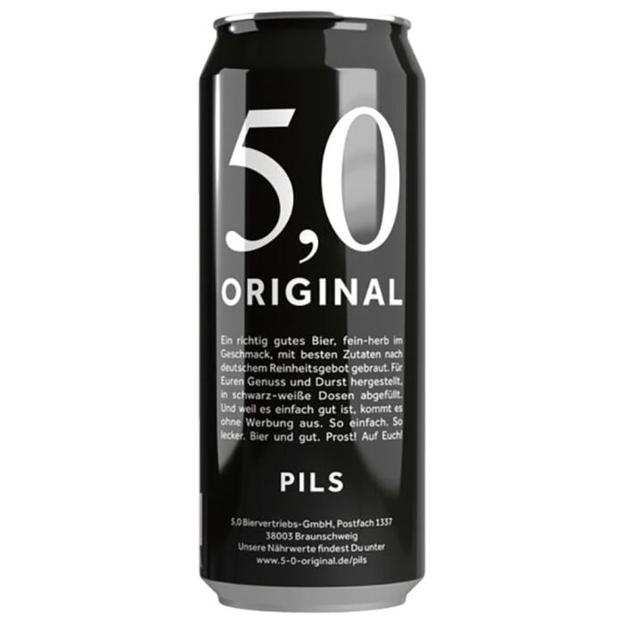Original 5.0 Pils 0,5l Original 5.0 Pils 0,5l