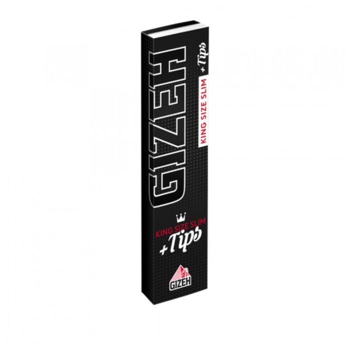 GIZEH BLACK King Size Slim + Tips GIZEH BLACK King Size Slim + Tips