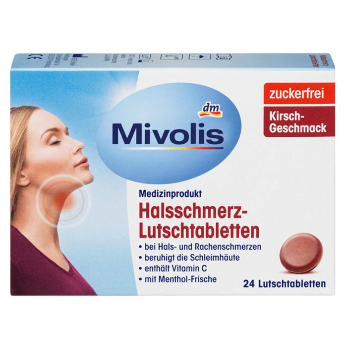 Halsschmerz-Lutschtabletten, 24 St Halsschmerz-Lutschtabletten, 24 St