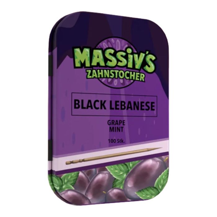 CHS MASSIVS ZAHNSTOCHER BLACK LEBANESE