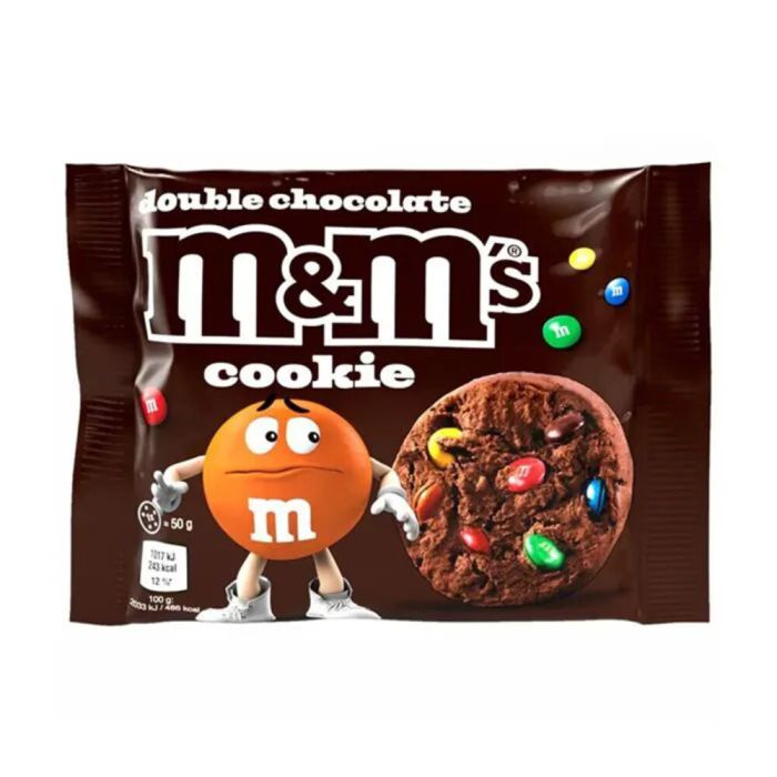 M&M Double Chocolate Cookies 50g.