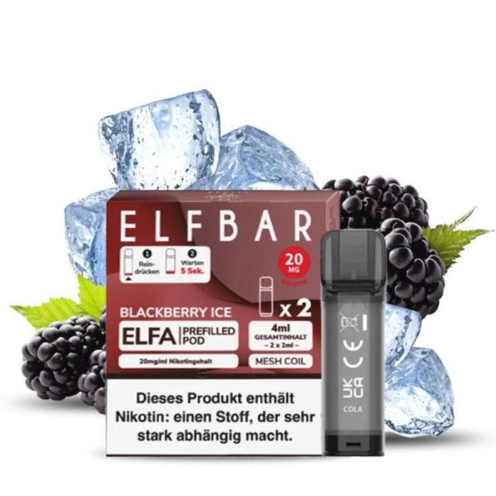 CHS ELFBAR PODS BLACKBERRY ICE