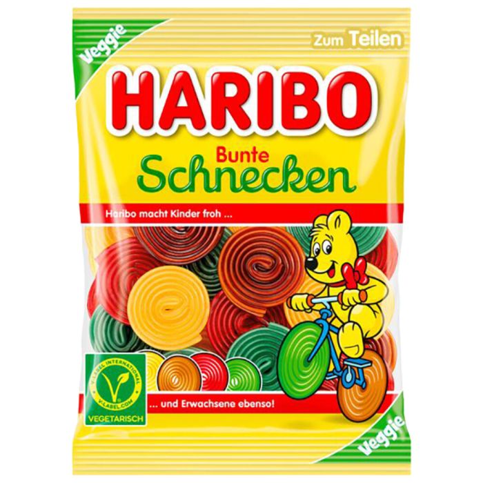 Haribo Bunte Schnecken Veggie