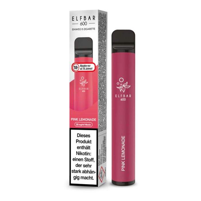 Elfbar 600 Pink Lemonade 20 mg/ml Elfbar 600 Pink Lemonade 20 mg/ml