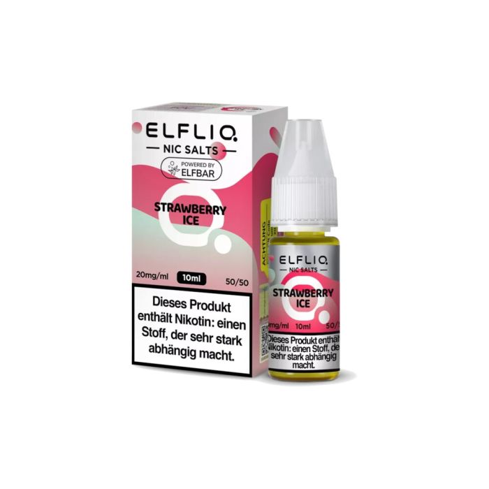 ELFLIQ Strawberry Ice 20 mg/ml - Nikotinsalz Liquid by Elfbar