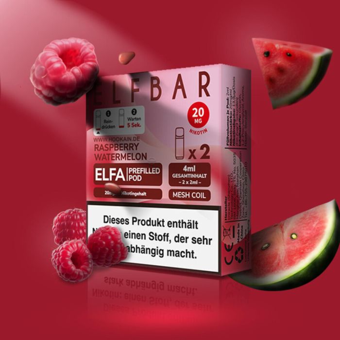 ELFBAR pods Rasberry watermelon