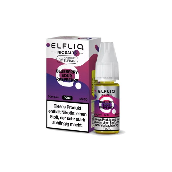ELFLIQ Blueberry Sour Raspberry 20 mg/ml - Nikotinsalz Liquid by Elfbar