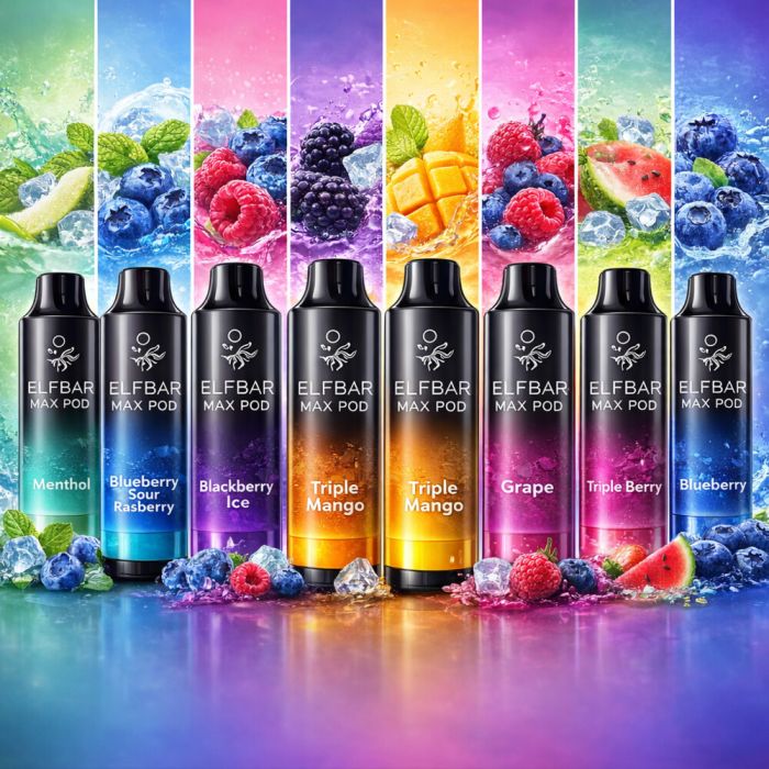 CHS ELFBAR MAX POD Blackberry Ice