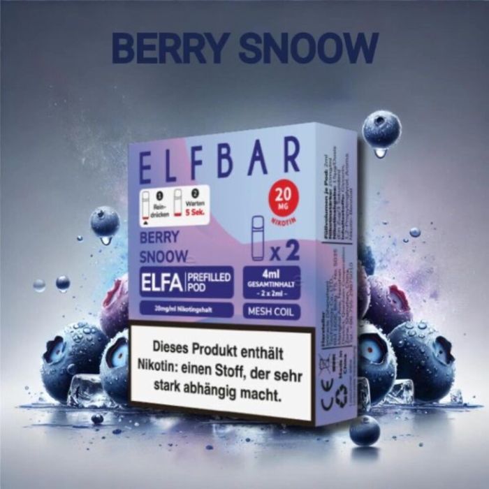 CHS ELFBAR PODS BLUEBERRY SNOOW