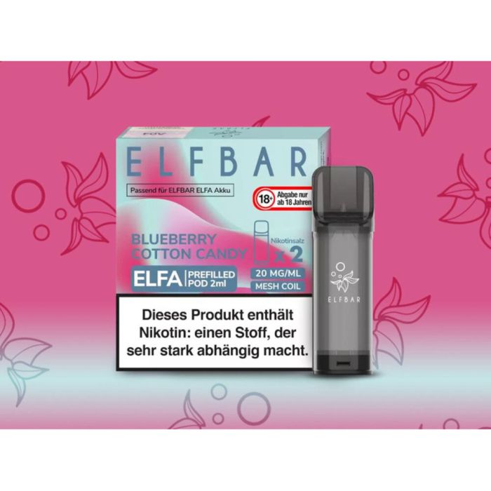 CHS ELFBAR pods blueberry cotton Candy