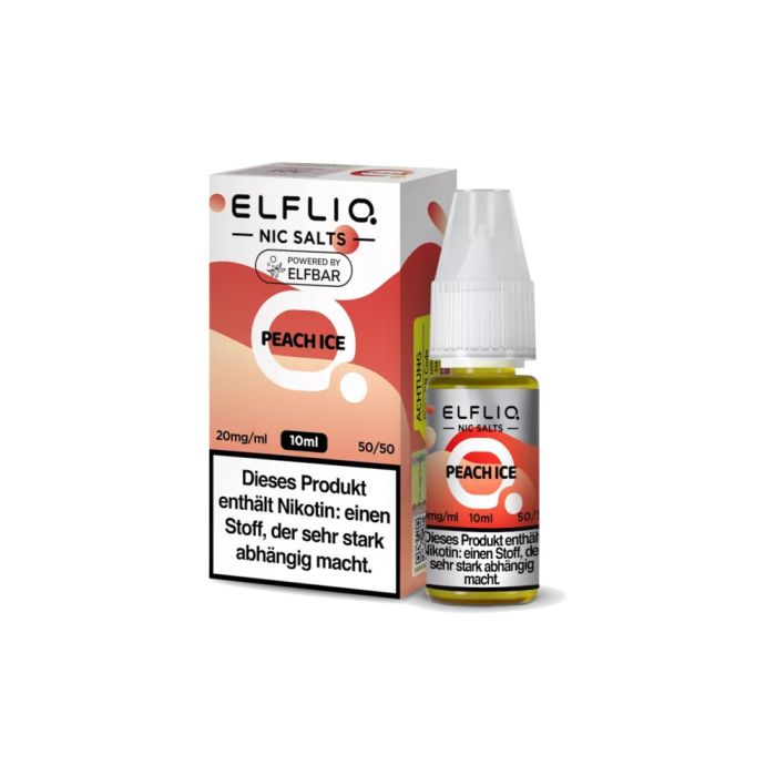 ELFLIQ Peach Ice 20 mg/ml - Nikotinsalz Liquid by Elfbar