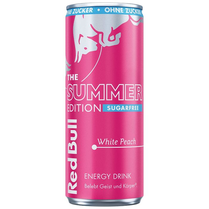 Red Bull Summer Edition White Peach Sugarfree 2025 0,25l