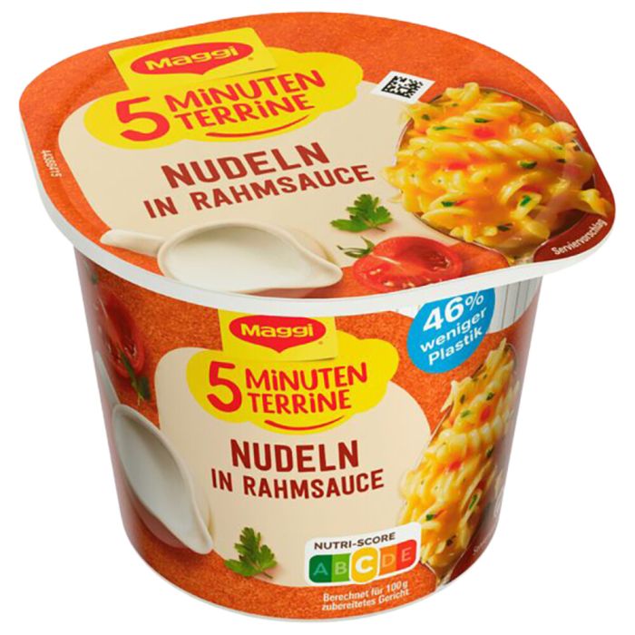 Maggi 5 Minuten Terrine Nudeln in Rahmsauce Maggi 5 Minuten Terrine Nudeln in Rahmsauce