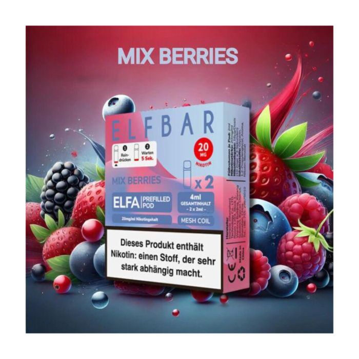 ELFBAR pods Mixberrys