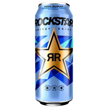 Rockstar Zero Blueberry Mint 0,5l