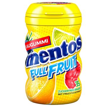 Mentos Gum Full Fruit ohne Zucker