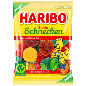 Haribo Bunte Schnecken Veggie