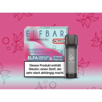 CHS ELFBAR pods blueberry cotton Candy