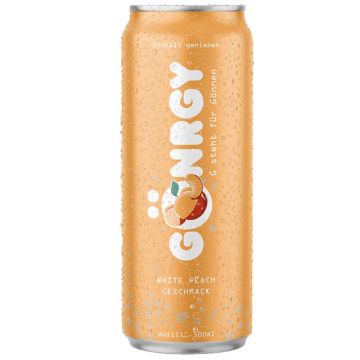 Gönrgy Energy White Peach 0,5l