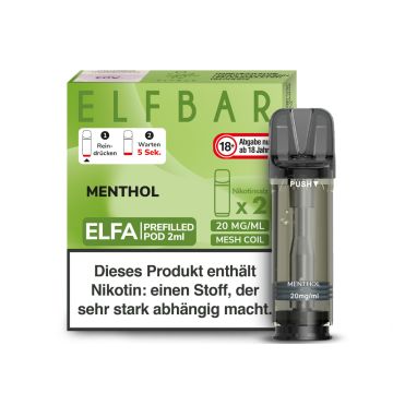Elfbar Elfa Pod Menthol 20 mg/ml