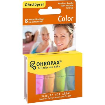 Ohropax Ohrstöpsel Color 8er Pack